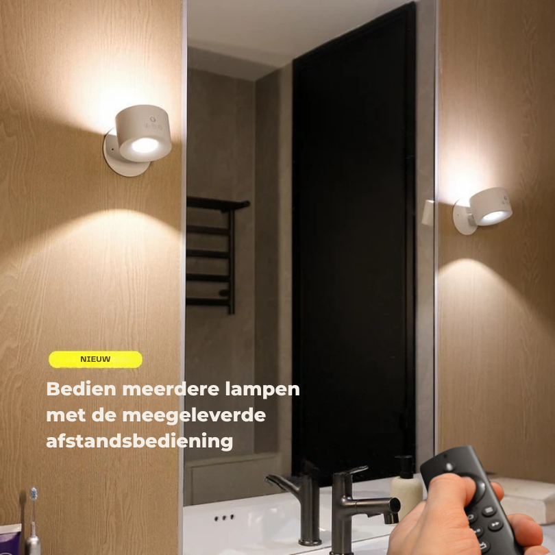 LumoGlow Wandlamp - Plaats je wandlamp zonder gedoe!