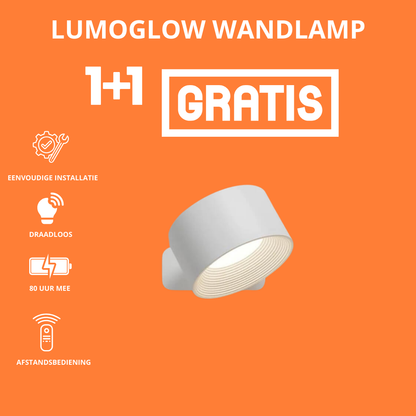 LumoGlow Wandlamp - Plaats je wandlamp zonder gedoe!